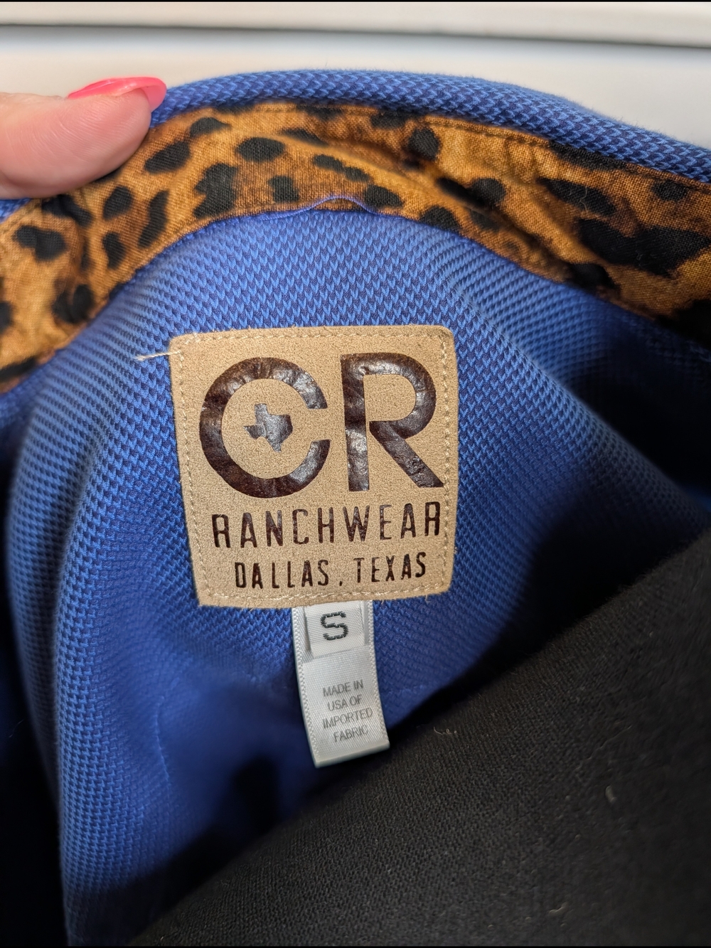 CR Ranchwear Women's Wild About Leopard Button Up Italian Cotton - Small - Picture 4 of 6